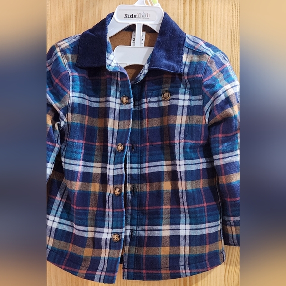 Carter's Toddler Plaid Shacket - Picture 2 of 7